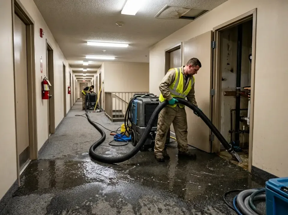 multi-unit-apartment-hallway-f-005 — frequently asked questions, Emergency Burst Pipe Water Extraction & Removal in Temple T…